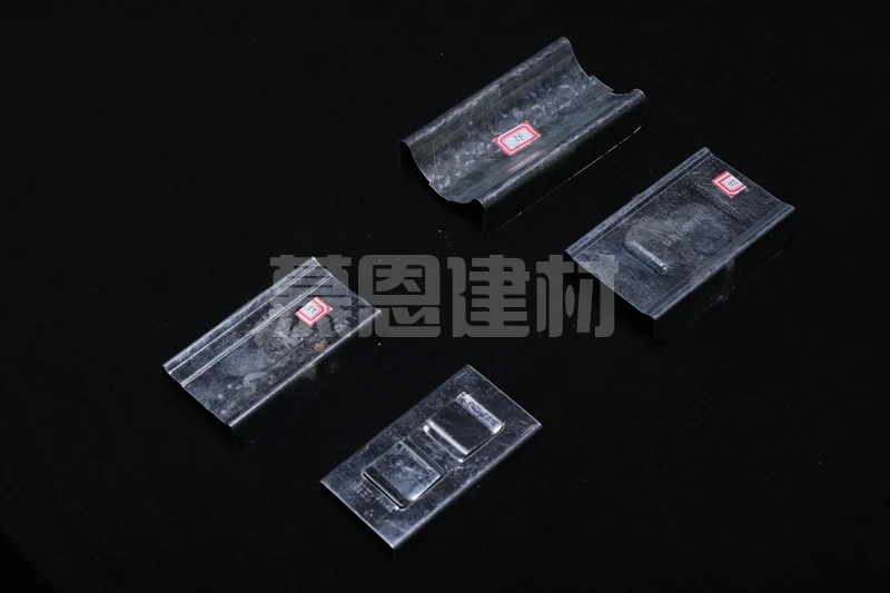 Metal channel connecting components