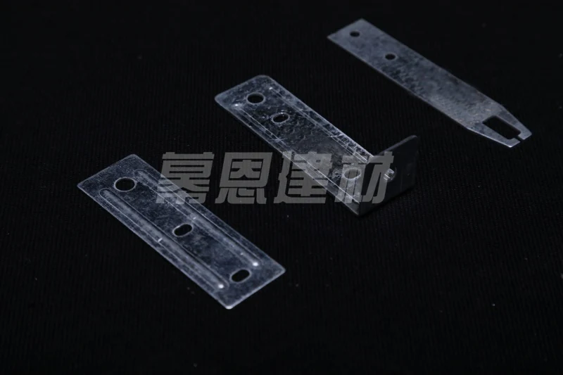 Steel fixing brackets and connection plates